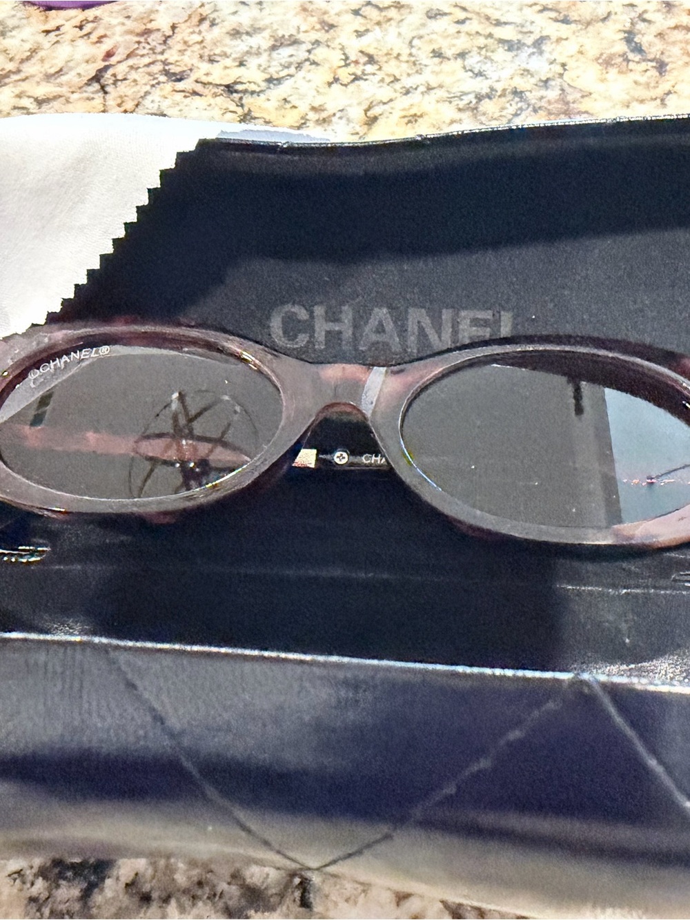 Oval Sunglasses in Dark Tortoise/Brown